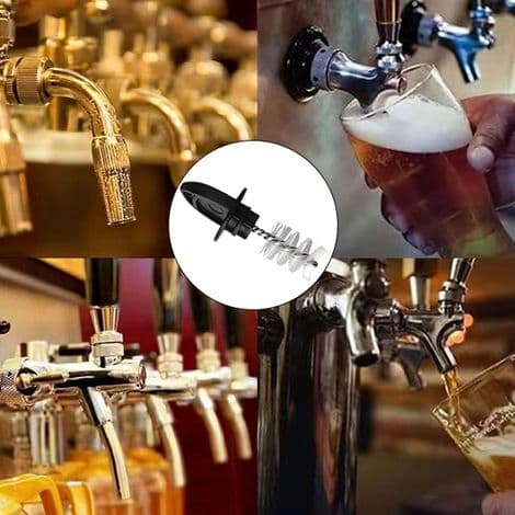 Sett med 4 ølkranhetter for hjemmebryggingssystemer, praktisk tilbehør for ølkraner