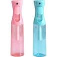 2 tomma finfördelande sprayflaskor för hår - 300 ml - För hårstyling, växter, rengöring, dimning och hudvård.