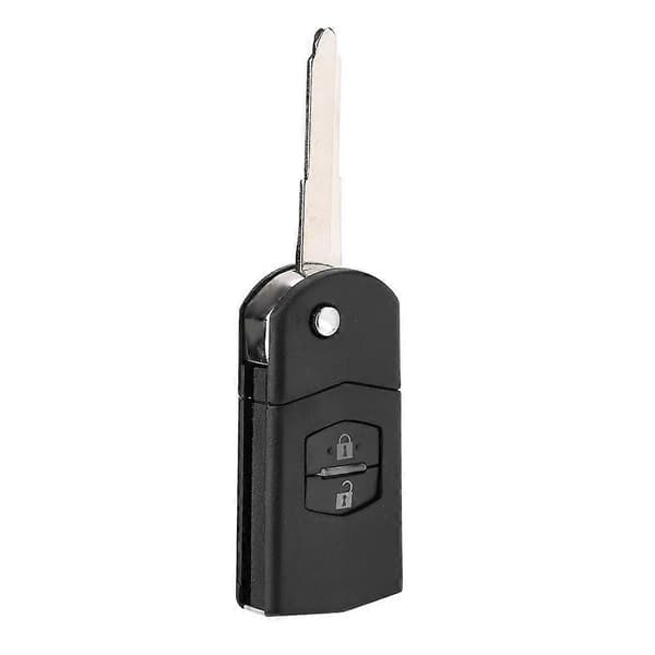 Fällbart 2-knapps fjärrnyckelfodral passar för MAZDA 2 3 5 6 RX8 MX5 2B