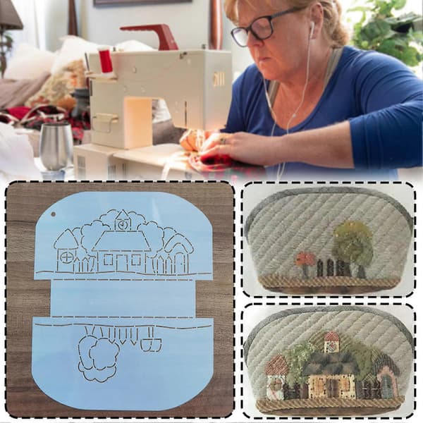 Quilting Skabeloner Broderi Patchwork Syhåndværk Skabeloner til Broderi Patchwork Syhåndværk
