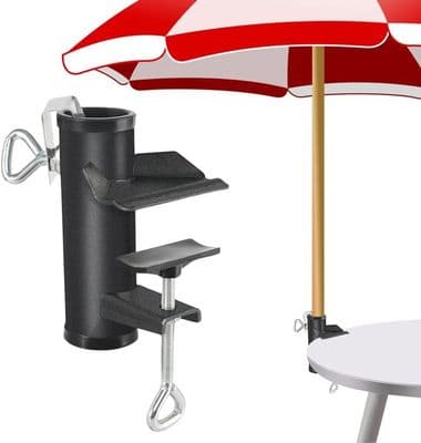 Balkonparasolfod - Erstatningsparasolfod til alle parasoller - Parasolfod til balkon, terrasse, strand