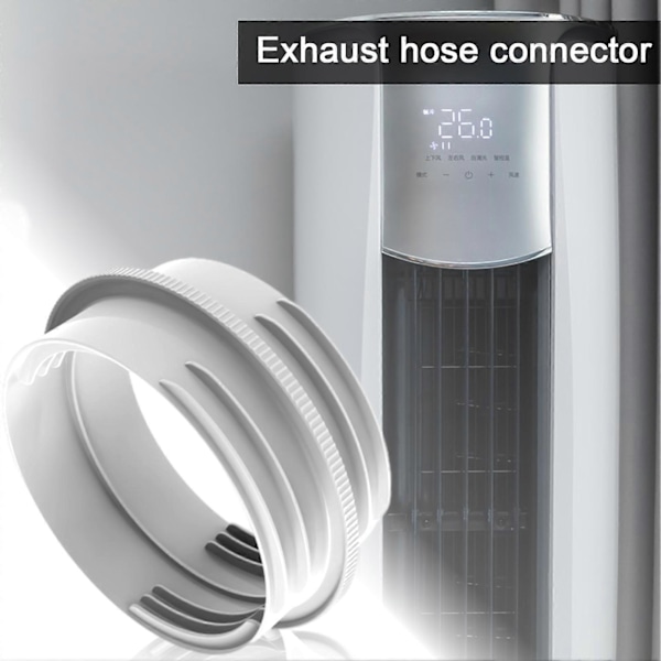 AC Slangadapter Portabel Luftkonditionering Avgas Slangkoppling Lätt att Installera Verktygsfri AC Slanganslutning Tillbehör QingHai