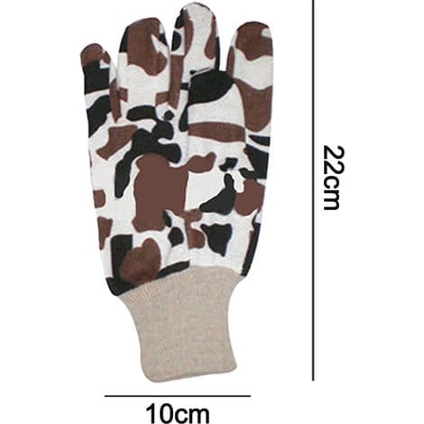 par havehandsker med PVC-greb til rengøring af haven, lugning, plantning, vanding (stil 8)