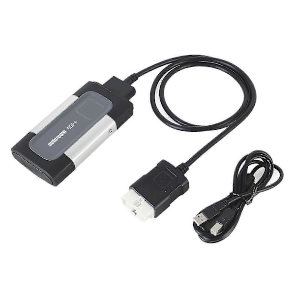 Autocom CDP+ Professional Bluetooth Auto TCS CDP Pro Plus för Autocom Diagnostiska Bilkablar OBD2 Diagnostiskt Verktyg för BMW (Svart)