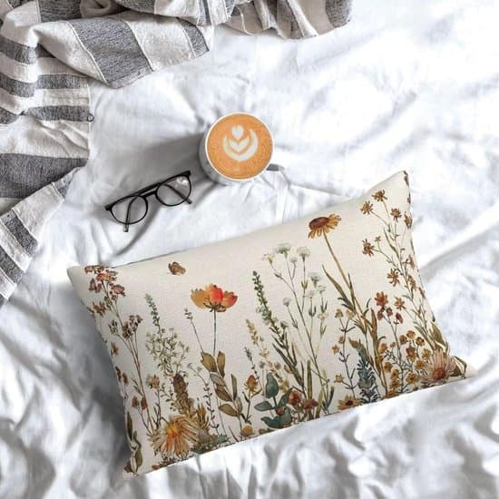 2-pakning 50x30cm høstblomstermønster Thanksgiving dekorative putetrekk