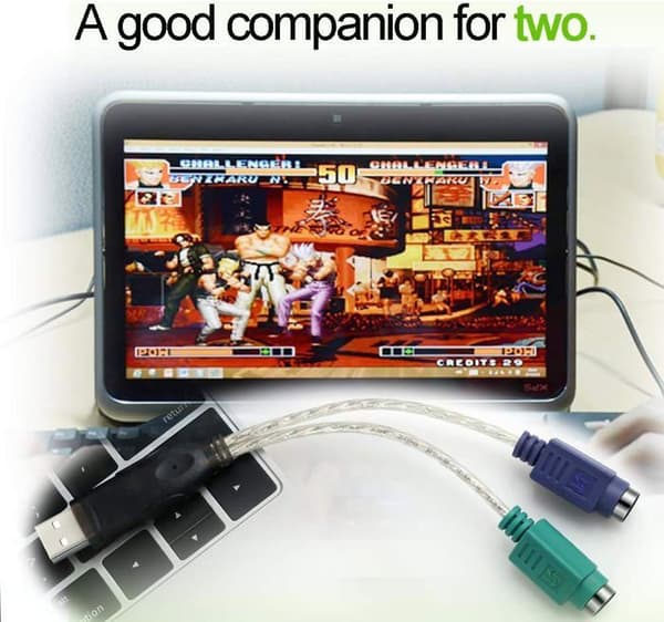 USB til PS/2-adapter, USB-adapter til tastatur- og musekonverter