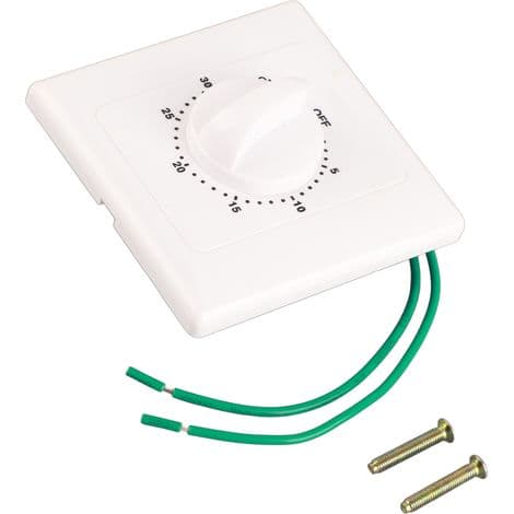 Mekanisk Pump Timer AC 220V, 30 Min Timerbrytare med Nedräkning för Väggmontering, 86 Panel