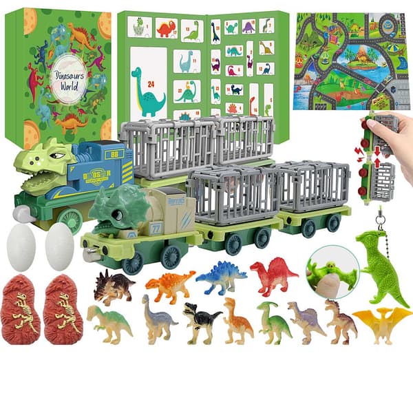 Julekalender Dinosaur Legetøj Julegave - 602 Dinosaur Blind Box