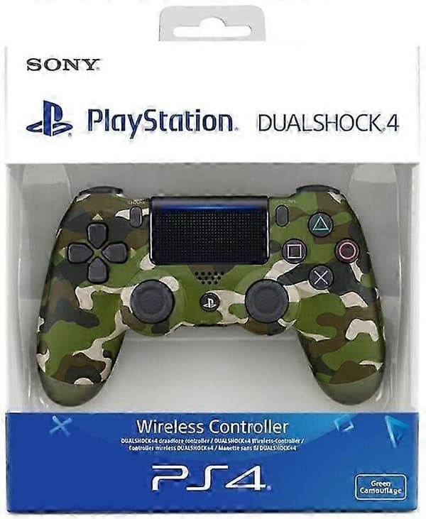 Playstation til PS4 DualShock 4 V2 Trådløs Controller - Camouflage Grøn
