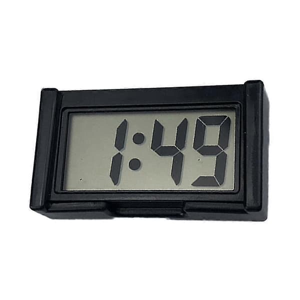 Självhäftande LCD-bilinstrumentbräda Digital klocka med kalenderdisplay