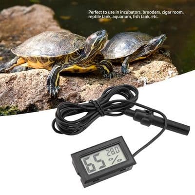 Minihygrometer, 1,9 * 1,1 * 0,6 meter, temperatur och luftfuktighet, för inkubatorer