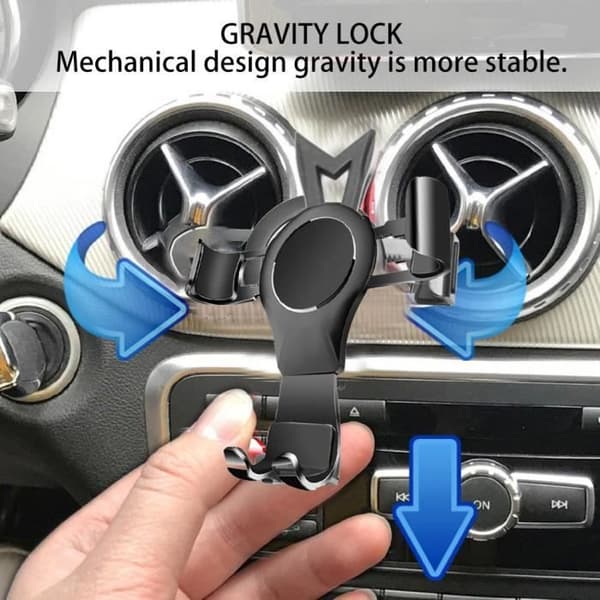 Luftventil mobiltelefon navigationsholder, til Mercedes-Benz A-Klasse, B-Klasse, CLA, GLA, A180