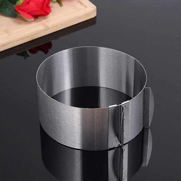 Justerbar 15-30 cm Cirkel Kakform