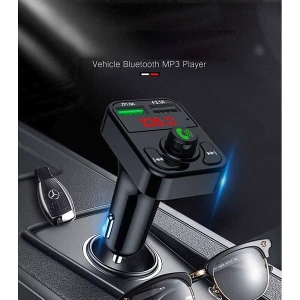Bluetooth bil FM-sender, 3.1A opladning