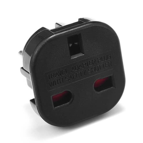 Rejseadapter med US UK CN-stik til EU Frankrig-stik, Model 2