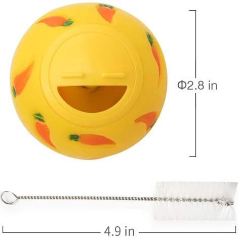 Godisboll, bollsnacks för smådjur (liten, gul, blå &)