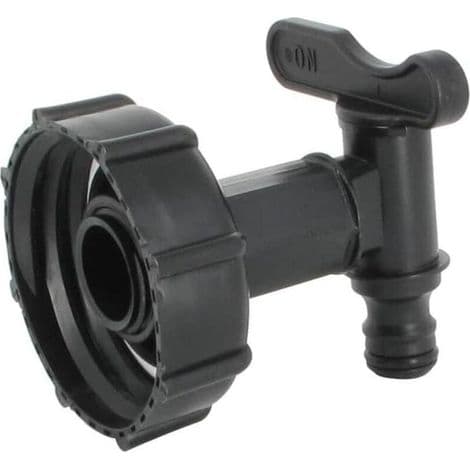 S60X6 Fitting - HDPE-hane til 1000 L vandtank, fitting og andet tilbehør til regnvandsopsamlingstanke