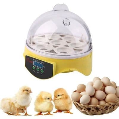 Goodman - 7 egg inkubator, digital rugeinkubator for mini kylling- og andeegg