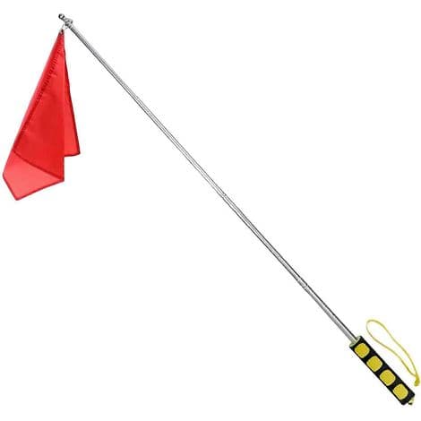 Ryttertræningsflag, rytterflag, der erstatter den udtrækkelige stang