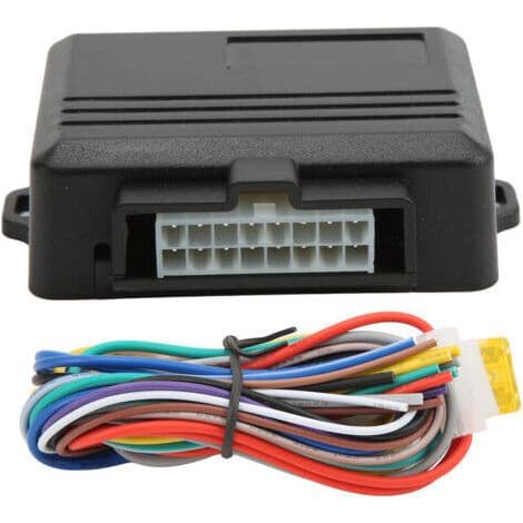 Automatisk Power Window Closer Roll Up Modul 12V Universal ABS Sort Varmebestandig til 4-dørs biler