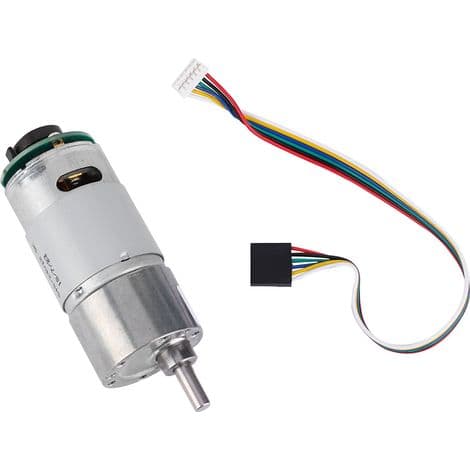 6V torsionsgearmotor med encoder, 400 hastighedsreduktion til robotapplikationer