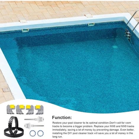 MX8 MX6 Pool Cleaner Drivaksel Samlesæt - Holdbare Reservedele, Nem Installation - ANDET