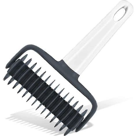 Kjevle med gravert julekrybbe, non-stick, preget tre, for kjeks og terter