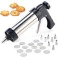 Churro-maskine - Professionel rustfrit stål - Småkagepresse - 13 skiver - 8 dyser