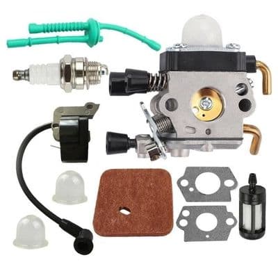 Karburator tændspole til STIHL FS55 FS38 FS55R KM55 FS45 FS46 Trimmer Kit