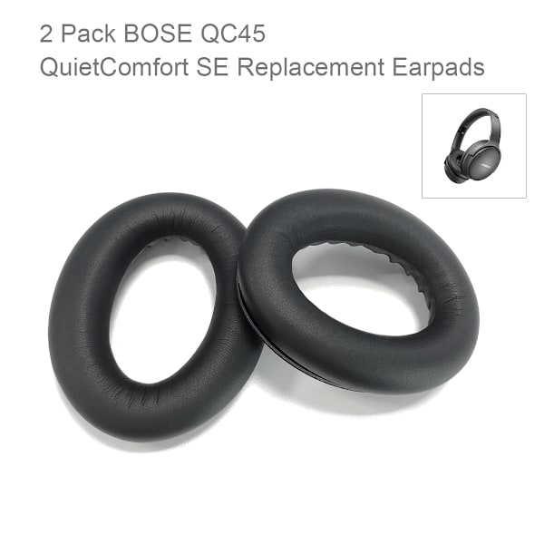 Ørepuder til Bose QC45 / QuietComfort SE Sort