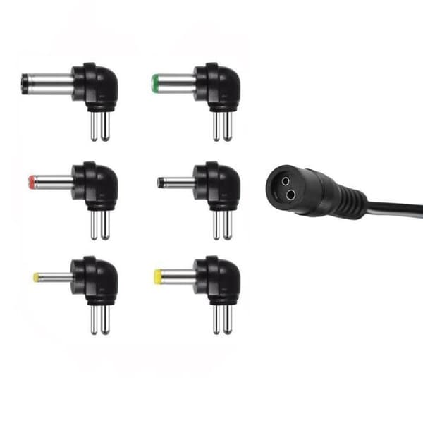 Strømadapter - VONETS - 12W - 6 udgange - 3V til 12V - Indendørs