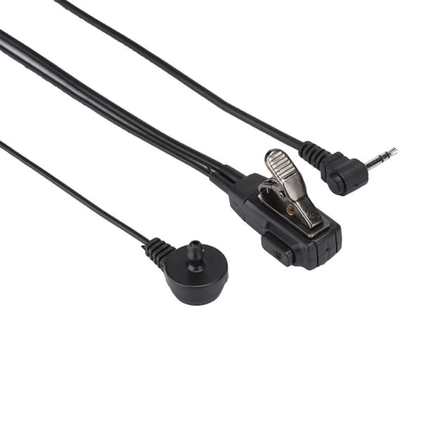 Bærbart 2,5 mm rørheadset med PTT-mikrofon til Motorola Walkie Talkies