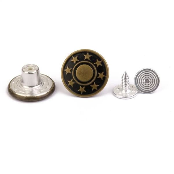 50 stk 17 mm knapper/nagler