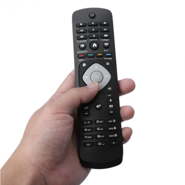 Universel Philips Smart TV-fjernbetjeningssæt Black