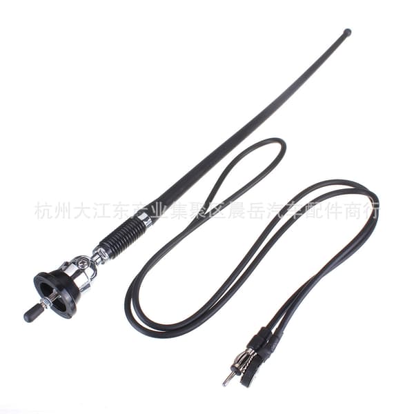 36cm bilstereo takantenne kabellengde 1,3m monteringshull diameter 10mm