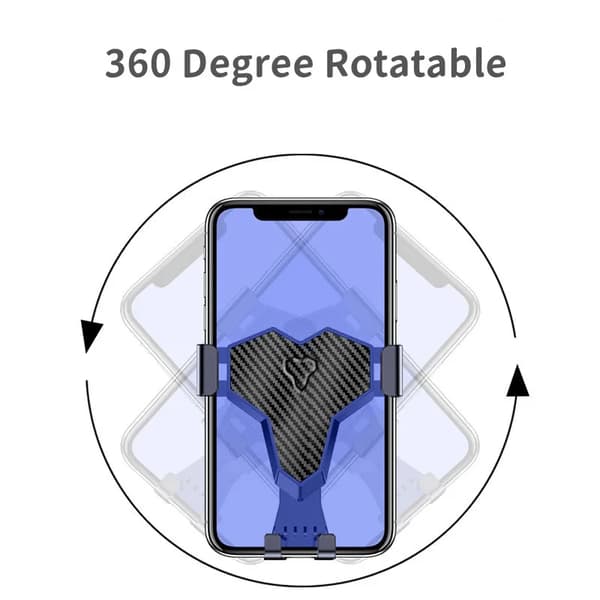 Universellt gravitationsbaserat mobiltelefonfäste för bil, luftventilsfäste, GPS, iPhone, Xiaomi
