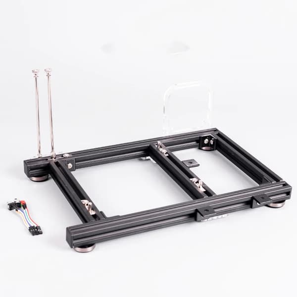 DIY Öppen Ram Aluminiumlegering Dator PC-Chassi Överklockning Testplattform för Litet ITX Moderkort DIY Dator ITX Chassi~06286