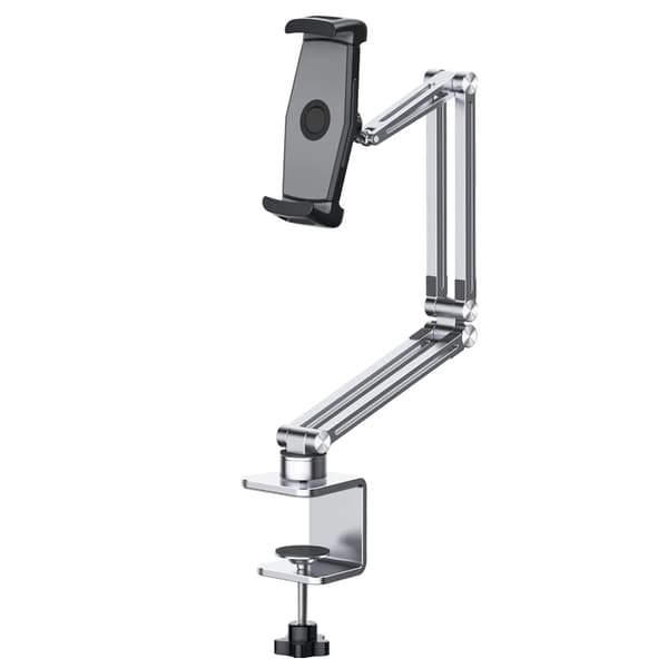 Oatsbasf Aluminium Tablet Stand med Lang Arm Multi-Vinkel Bordmontering til iPad 4-12.9''~03668