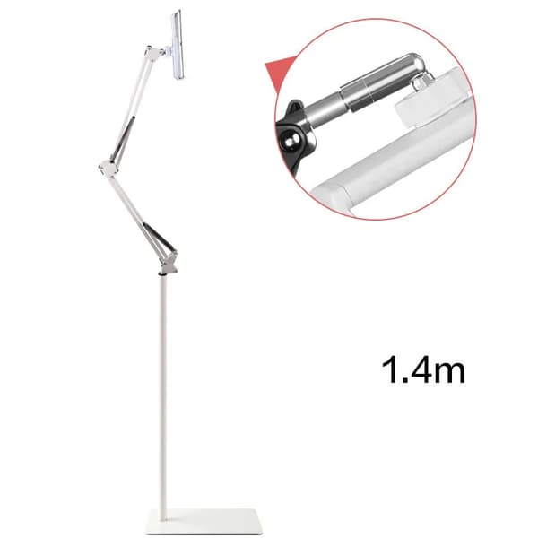 Foldbart Tablet Arm Stativ til iPad Air Mini Pro 5-12.9 tommer Tablet Holder til iPhone X 11 Huawei Samsung~03664