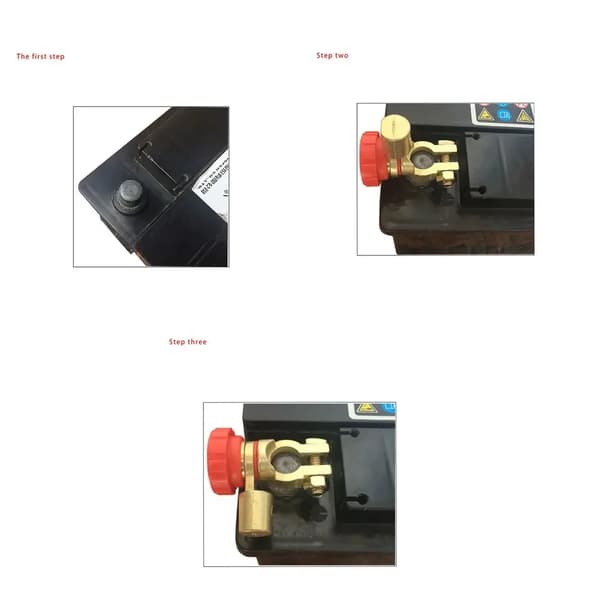 Bilbatteri Terminal Switch Hurtig Afbryder Isolator Lastbil Dele Auto Dele Batteri Afbryder Rød Sort