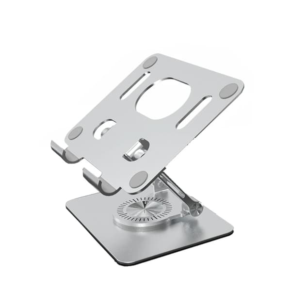 Foldbar Tablet Holder 360 Roterende Hul Skrivebordsmontering til 4,7-12 Tommer Tablet Holder til iPad Tilbehør~06293