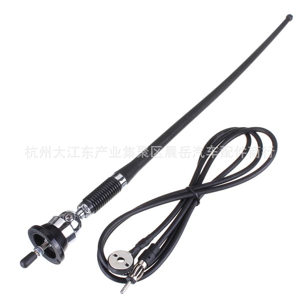 36cm bilstereo takantenne kabellengde 1,3m monteringshull diameter 10mm