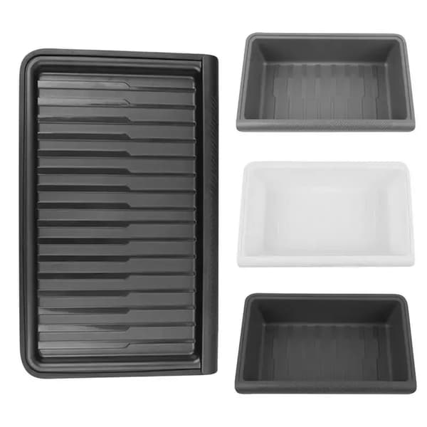 Oppbevaringsboks for Tesla Model Y under sete, bilseteorganisator, skuffholder under sete for Tesla Model Y interiørbrett