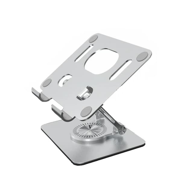 Foldbar Tablet Holder 360 Roterende Hul Skrivebordsmontering 4,7-12 Tommer Tablet Holder til iPad Tilbehør~04598