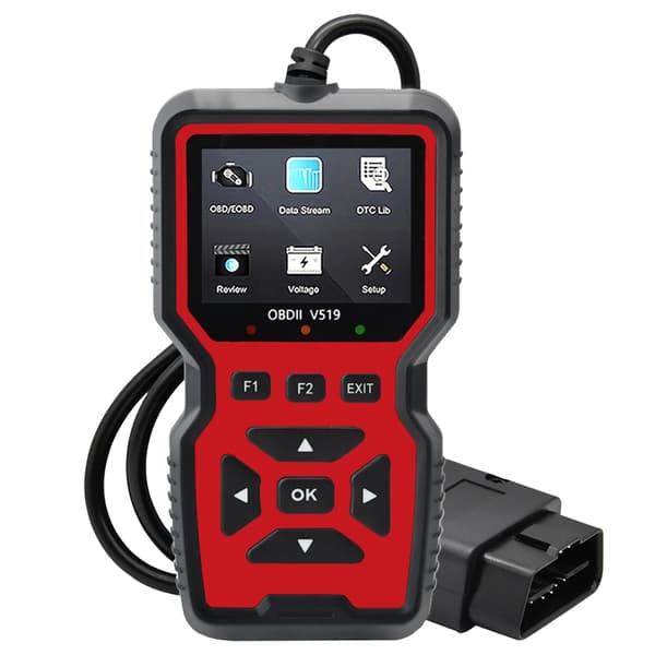 V519 Obd2 Bilfejlsdetektor Scanner Fejldiagnosticeringstester Motor System Diagnostisk Værktøj Kode Læser