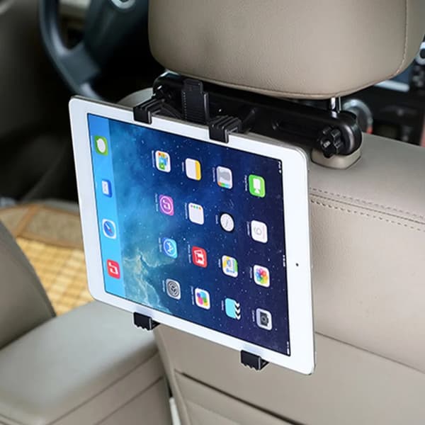 Universal bilmontering teleskopisk tabletholder klemmeholder til iPad til bil til universal tablet~05162
