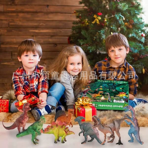 Julekalender Dinosaur Jule Blind Box Amazon Nedtællingskalender Gaveæske