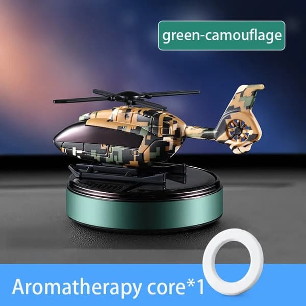 Bil Luftfrisker Solar Helikopter Interiør Tilbehør Dekoration Propel Roterende Auto Aromaterapi Parfume Diffuser Forsyninger