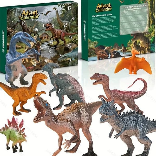 Julekalender Dinosaur Jule Blind Box Amazon Nedtællingskalender Gaveæske