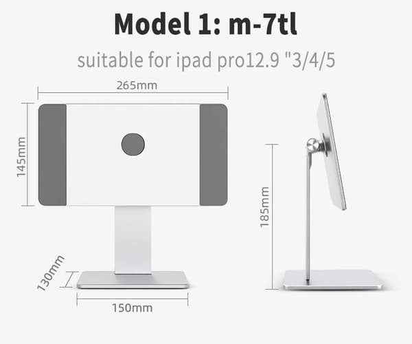 Magnetisk stativholder Justerbart foldbart beslag til Apple iPad Pro 11 Air 4/5 12.9 Rotation iPad tilbehør~05911